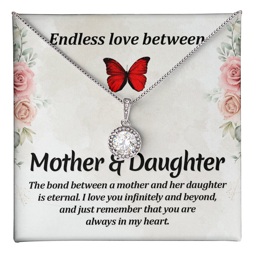 Mother & Daughter Necklace | Symbol of Love | Birthday or Mother's Day Jewelry Gift